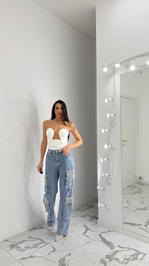 Cargo Brillant Fringes