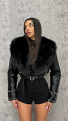 Giubbino Fur and Studs