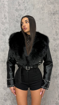 Giubbino Fur and Studs - 1