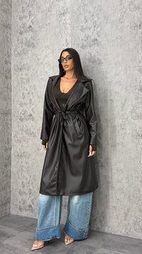 Trench Lungo Ecopelle - 2 colori - 5