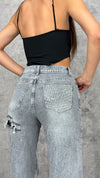 Jeans Silver Diamond Grey