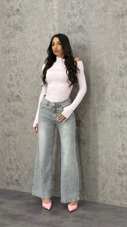 Jeans Pink Diamond Black
