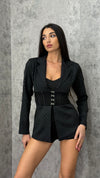 Blazer effetto corpetto