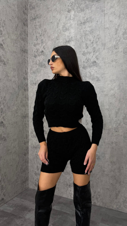 Completo maglione + shorts - 2 colori