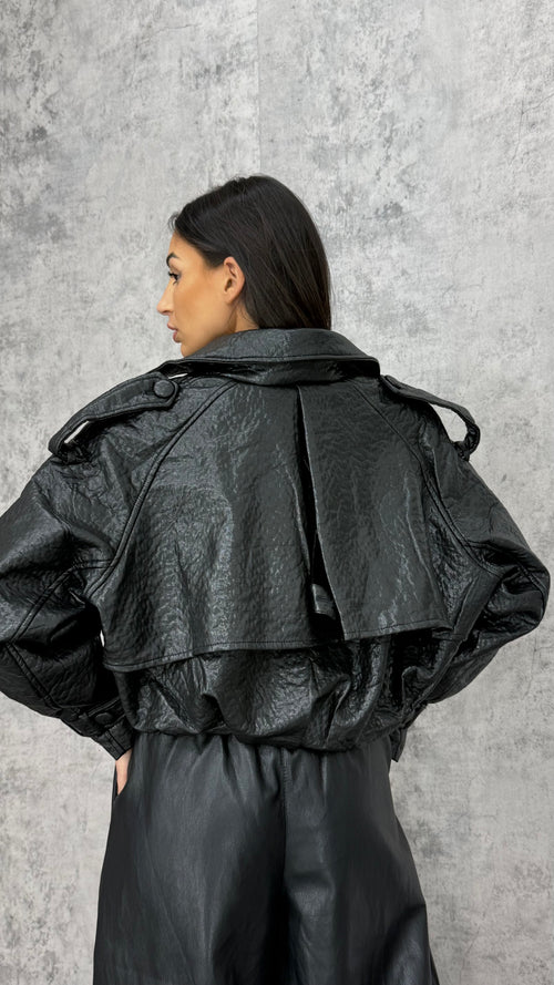 Bomber Glossy Ecopelle - 3 colori