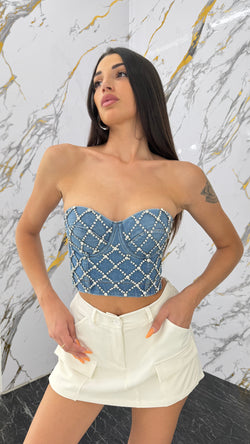 Corpetto Diamond Denim