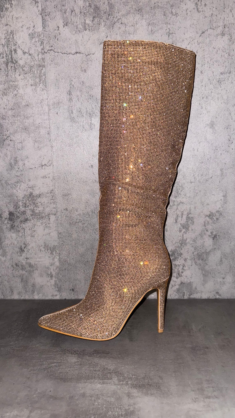 Stivale Gold Shine