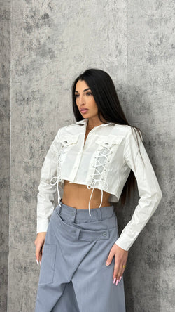 Camicione Crop Lace - 4 colori