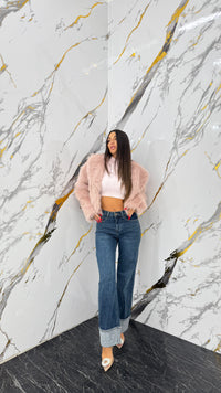 Jeans Palazzo Risvolto Shine - 1