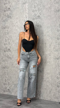 Jeans Silver Diamond Grey - 5