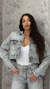 Giubbino Grey Shine
