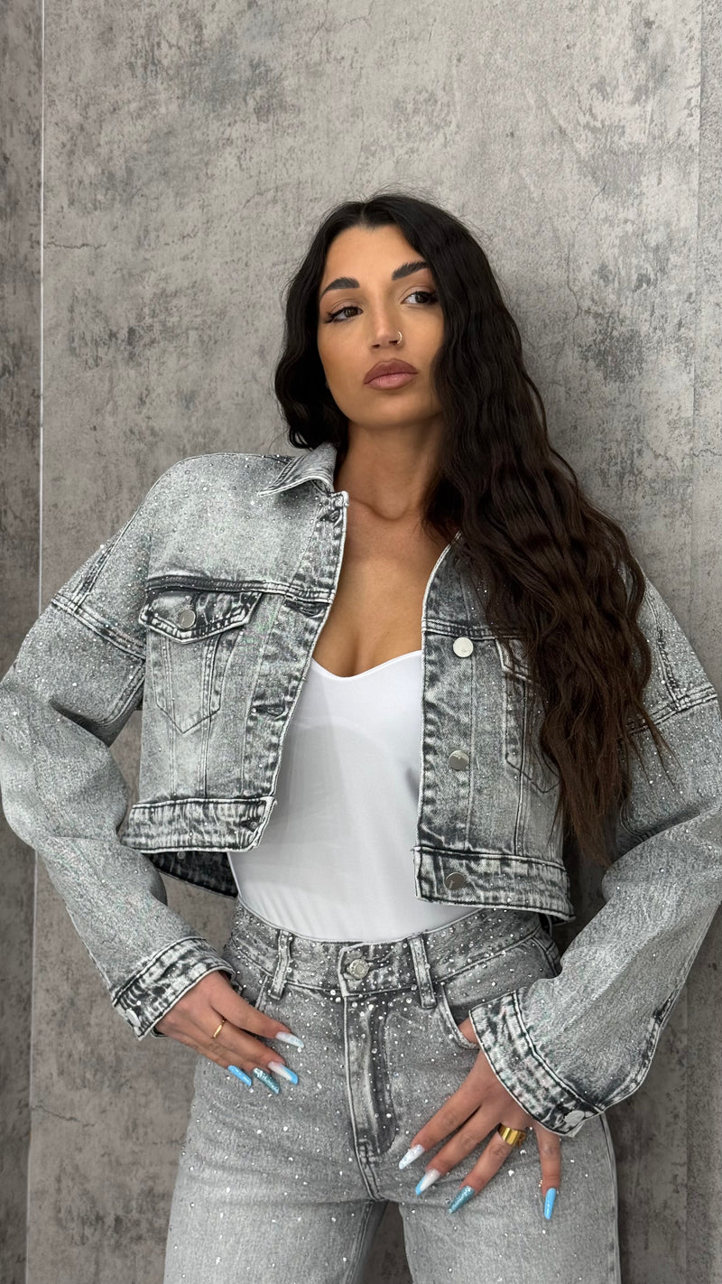 Giubbino Grey Shine