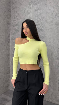Maglioncino Crop Monospalla - 3 colori - 1