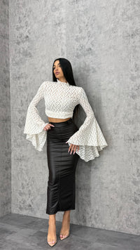 Gonna Longuette Ecopelle - 2 colori - 4