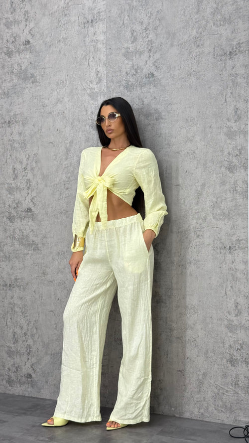 Pantalone Palazzo Lino - 2 colori
