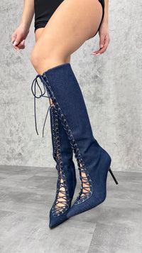 Stivale Denim Lace - 4
