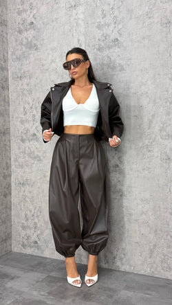 Pantalone Leather Baloon - 2 colori
