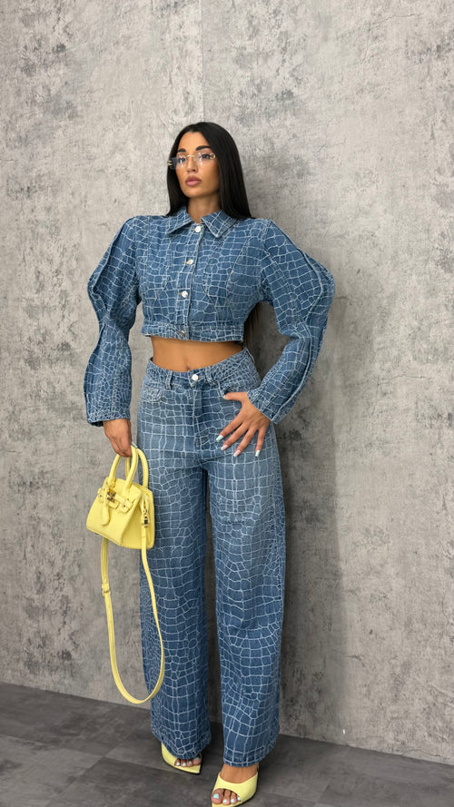 Coordinato Croco Wave
