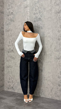 Jeans Crystal Cuff - 1