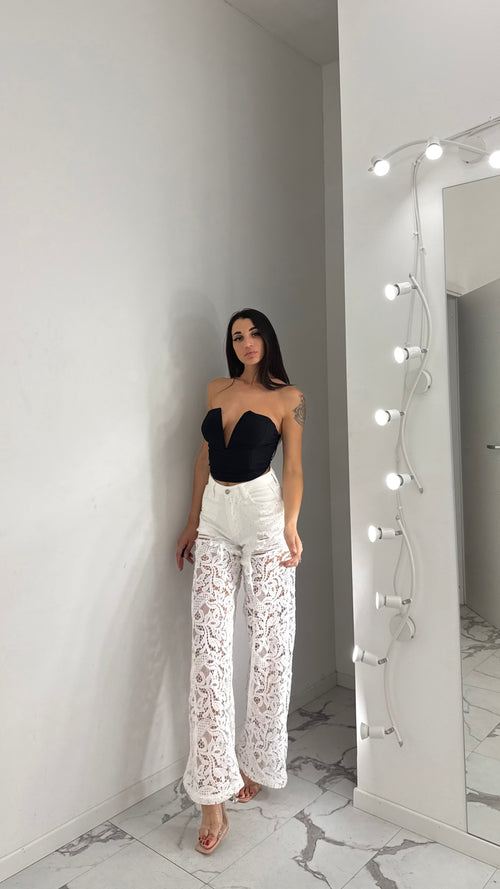 Pantalone Lace & Denim - 2 colori