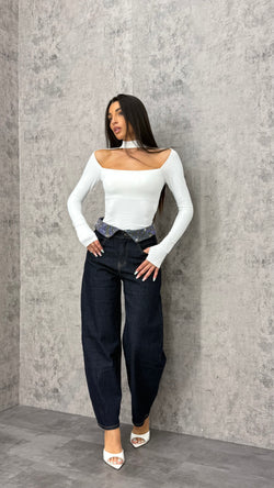 Jeans Crystal Cuff