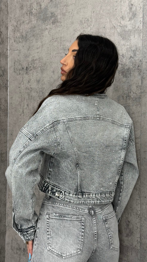 Giubbino Grey Shine