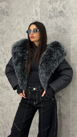 Piumino Pelliccia Crop 2.0