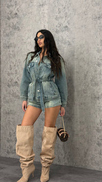 Camicione Denim Sand - 2