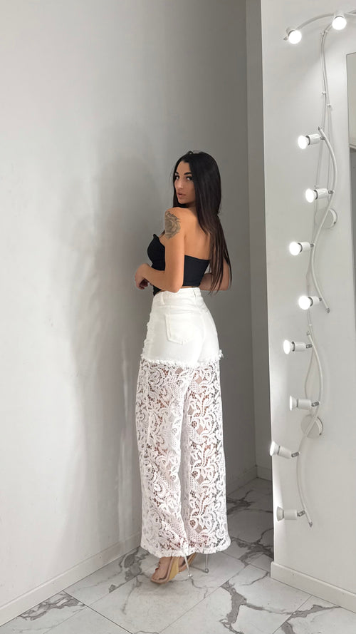 Pantalone Lace & Denim - 2 colori