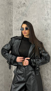 Trench ecopelle over - 2 colori