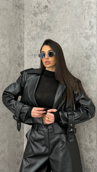 Trench ecopelle over - 2 colori - 1