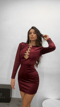 Carica l&#39;immagine nel visualizzatore di Gallery, Abito Satin Lace up - 5 colori
