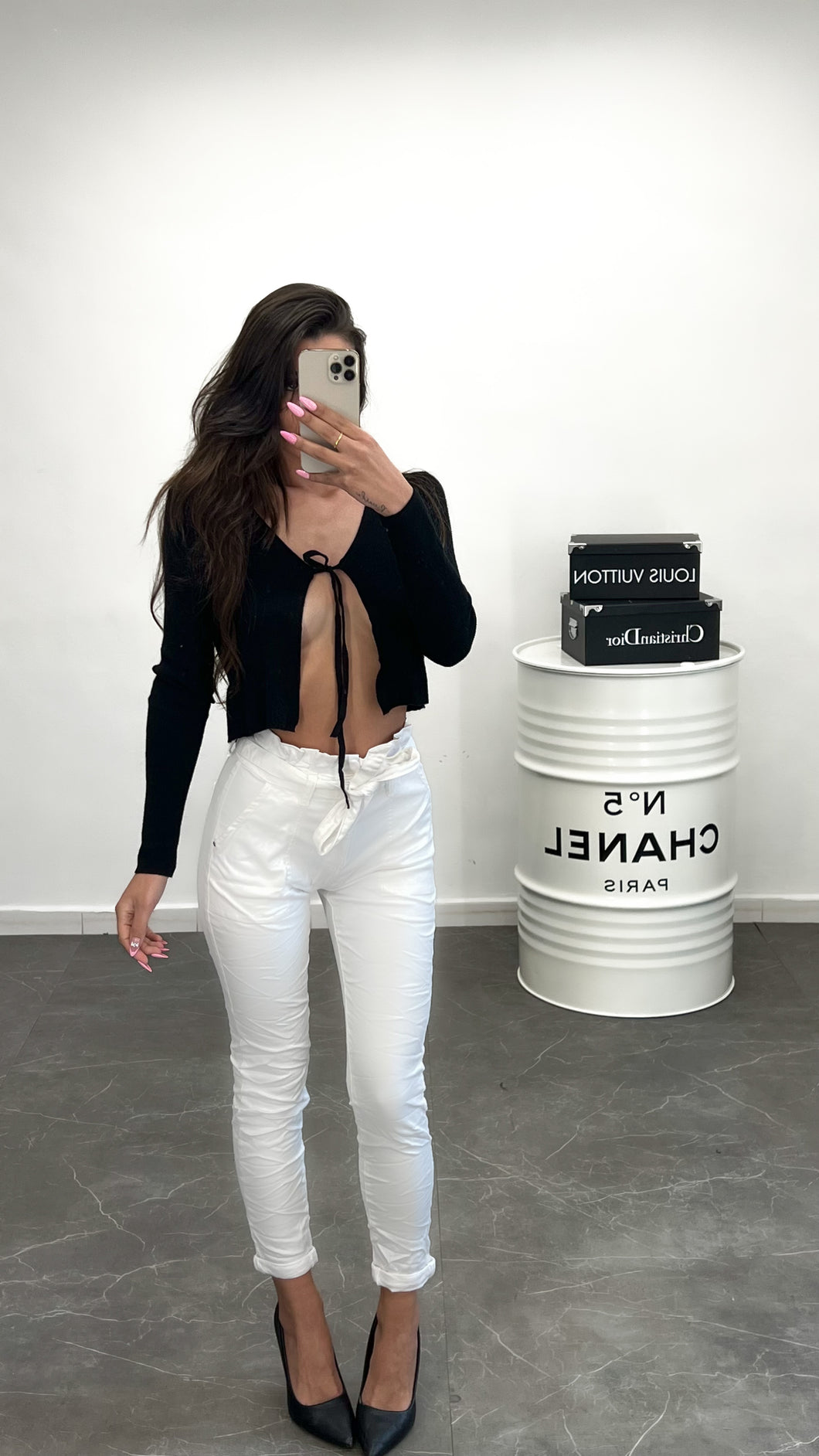 Jeans Bianco Caramella